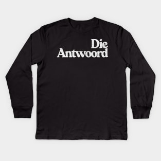 Die Antwoord Darkwave Fan Art Kids Long Sleeve T-Shirt